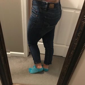AE jeans, skinny crop